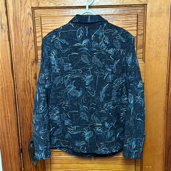 CJ Banks Zippered Jacket with slip pockets at waist and faux pockets at chest - Picture 2 of 8